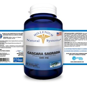 Cascara sagrada x 60 softgels Millenium Natural Systems