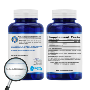 Betacaroteno 7500 UI x 100 Softgels - Image 3