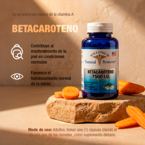 Betacaroteno 7500 UI x 100 Softgels - Image 4