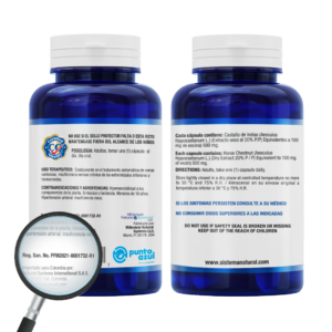 Castaño De Indias 500 mg x 100 Cápsulas - Image 3