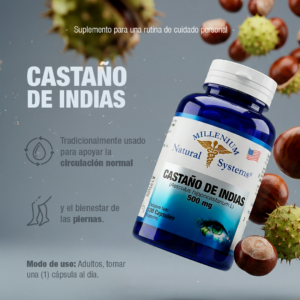 Castaño De Indias 500 mg x 100 Cápsulas - Image 4