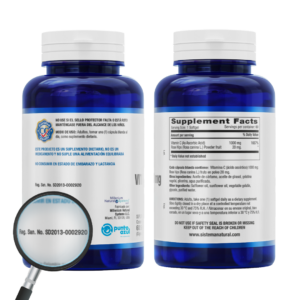 Vitamin C 1000 mg Rose Hips x 100 Softgels - Image 3