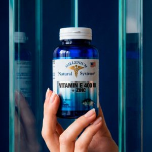 Vitamin E 400 UI + Zinc x 100 Softgels - Image 2