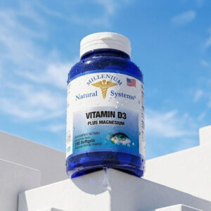Vitamin D3 Plus 2000 UI Magnesium x 100 Softgels - Image 2
