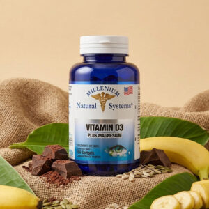 Vitamin D3 Plus 2000 UI Magnesium x 100 Softgels - Image 6