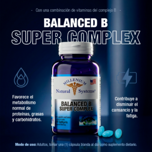 Balanced B Super Complex x 100 Softgels - Image 4