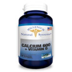 suplementos dietarios Calcium 600 + vitamina D 100 softgels, Millenium Natural Systems