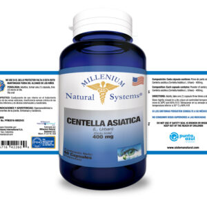 centella asiática X 60 softgels, fitoterapéuticos de Millenium Natural Systems
