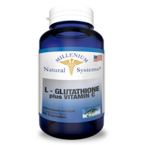 suplementos dietarios L – Glutathione Plus + Vitamin C 90 Cápsulas, Millenium Natural Systems