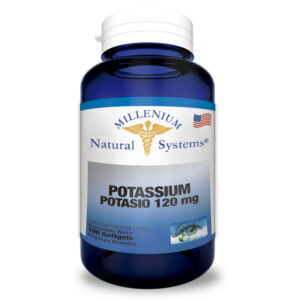 suplementos dietarios Potassium 120 mg 100 Softgels, Millenium Natural Systems"