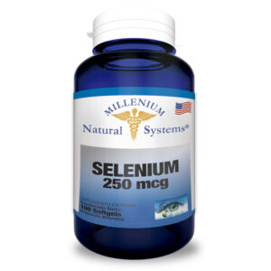 suplementos dietarios Selenium 250 mcg 100 Cápsulas, Millenium Natural Systems