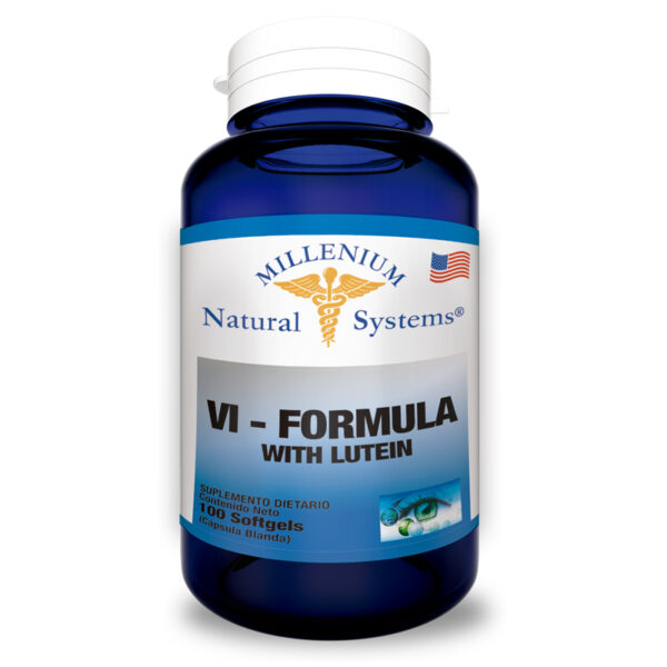 suplementos dietarios VI Formula With Lutein 100 softgels, Millenium Natural Systems