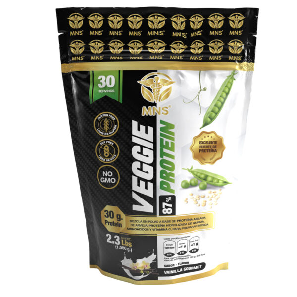 alimentos Veggie Protein sabor vainilla gourmet 2.3 lbs , millenium natural systems