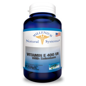 suplementos dietarios Vitamin E 400 IU With Selenium 60 Softgels, Millenium Natural Systems