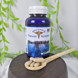 Centella Asiática 400 mg x 60 cápsulas - Fitoterapéutico- Millenium Natural Systems