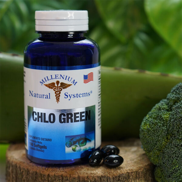 Chlo Green X 100 Softgels -Suplemento dietario -Millenium Natural Systems