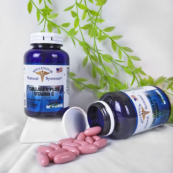Collagen Plus Vitamin C x 60 Softgels -Suplemento dietario - Millenium Natural Systems