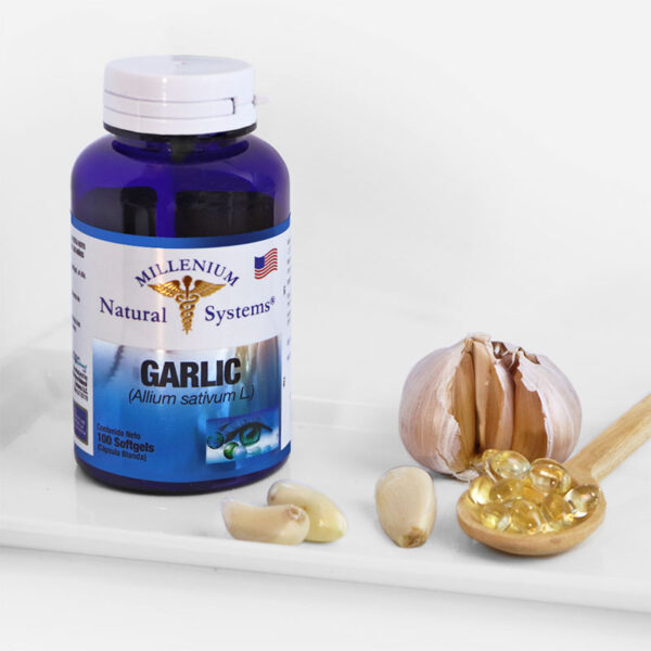 Garlic 1500 mg x 100 Softgels - Fitoterapéutico - Millenium Natural Systems