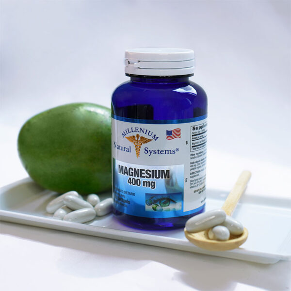 Magnesium 400 mg x 100 Softgels - Suplemento dietario - Millenium Natural Systems