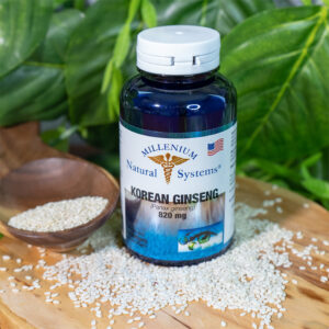 Korean Ginseng 820 mg x 100 Softgels - Millenium Natural Systems
