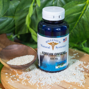 Korean Ginseng 820 mg x 60 Softgels - Millenium Natural Systems