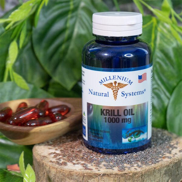 Krill Oil 1000 mg x 30 Softgels - Millenium Natural Systems