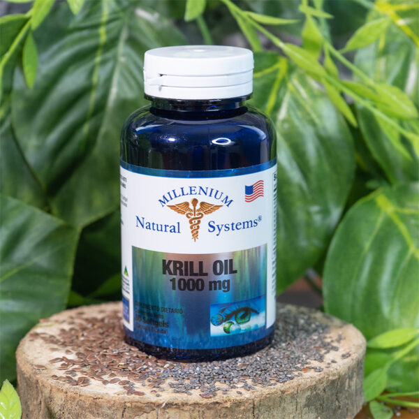 Krill Oil 1000 mg x 30 Softgels - Millenium Natural Systems