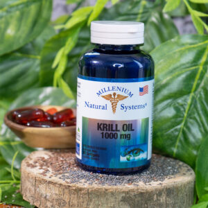 Krill Oil 1000 mg x 60 Softgels - Millenium Natural Systems