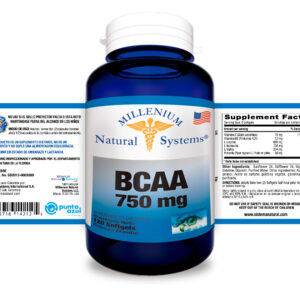 BCAA 750 mg x 120 Softgels - Millenium Natural Systems