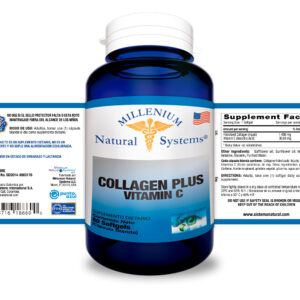 Collagen Plus Vitamin C x 60 Softgels - Millenium Natural Systems