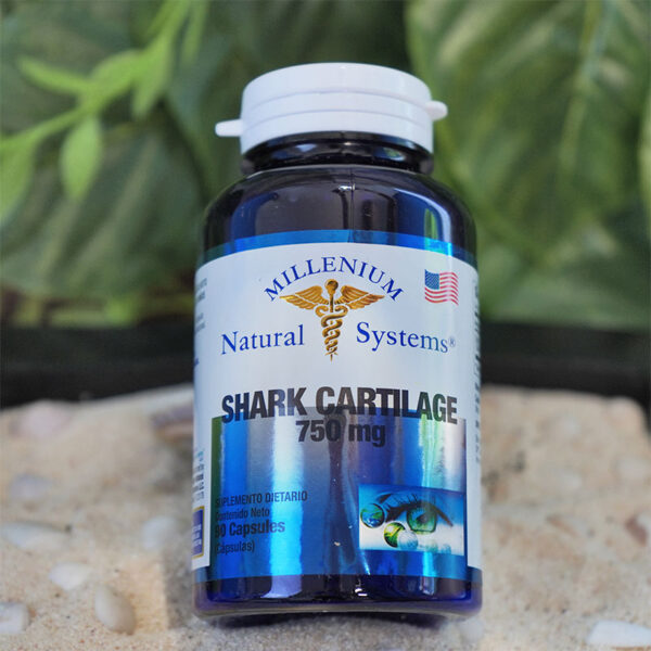 Shark Cartilage 750 mg x 90 Cápsulas - Millenium Natural Systems