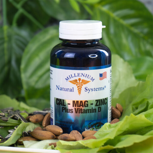 Cal Mag Zinc Plus Vitamin D x 60 Softgels - Millenium Natural Systems