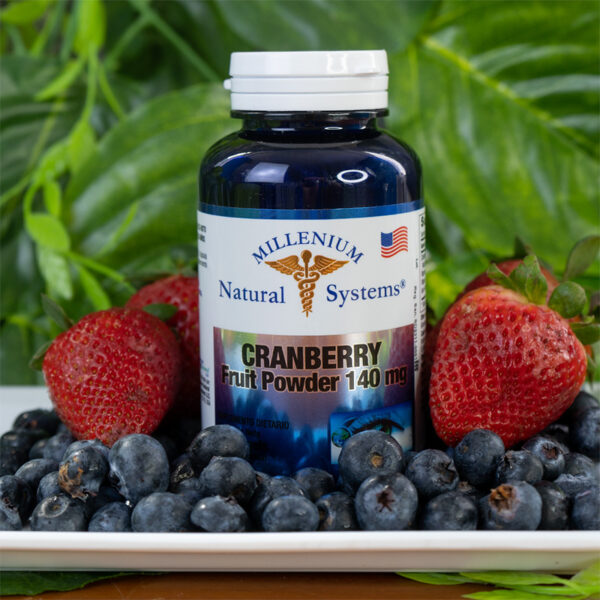 Cranberry Fruit Powder 140 mg x 100 Softgels - Millenium Natural Systems