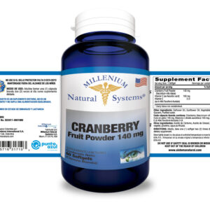 Cranberry-Fruit-Powder-140-mg-x-60-Softgels Millenium Natural Systems