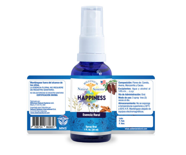 Esencia-floral-Happiness-30-ml - Millenium Natural Systems