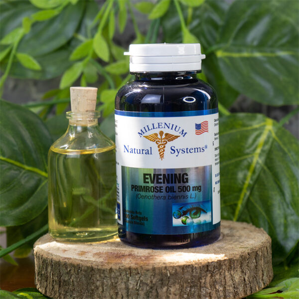 Evening Primrose Oil 500 mg x 100 Softgels - Millenium Natural Systems