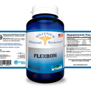 Flexbon x 60 Softgels etiqueta Millenium Natural Systems