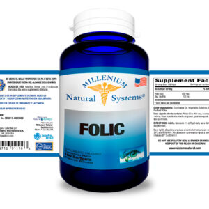 Folic x 100 Softgels Millenium Natural Systems