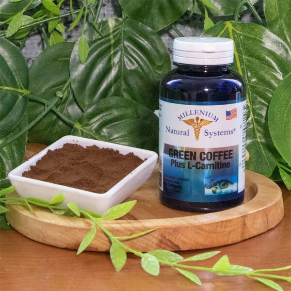 Green Coffee Plus L Carnitine x 100 Softgels - Millenium Natural Systems