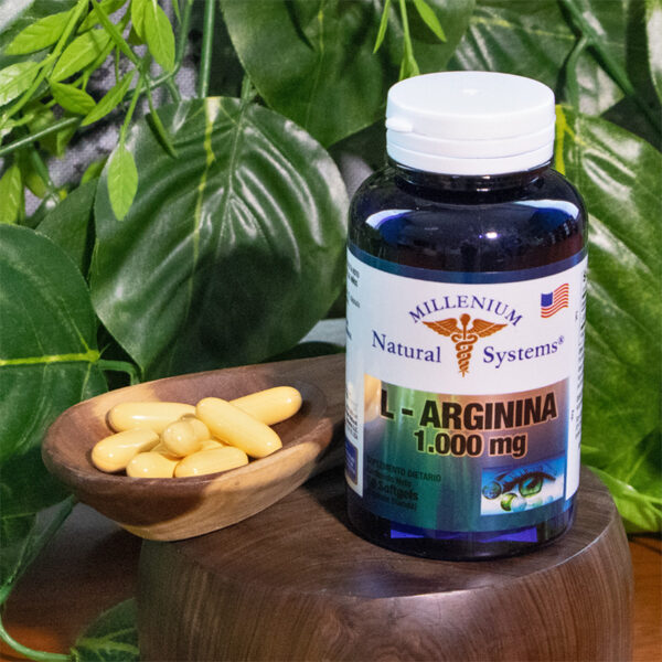 L-Arginina 1000 mg x 100 Softgels - Millenium Natural Systems