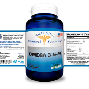 Omega 3-6-9 x 90 Softgels Millenium Natural Systems
