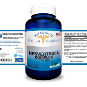 Resvertroll Complex 325 mg x 100 Cápsulas Millenium Natural Systems