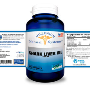 Shark Cartilage 750 mg x 90 Cápsulas Millenium Natural Systems