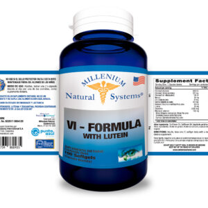 VI Formula With Lutein x 100 Softgels Millenium Natural Systems