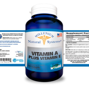 Vitamin A Plus Vitamin E x 100 Softgels Millenium Natural Systems