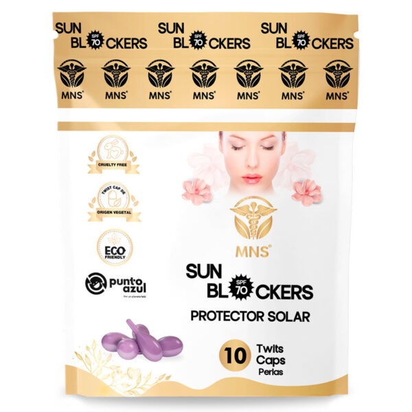 Sun Blockers Protector Solar x 10 Twist Caps Millenium Natural Systems