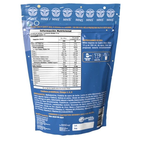 Daily Shake Sabor Vainilla 90 g Millenium Natural Systems