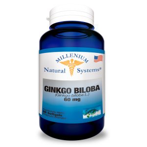 Gingkgo Biloba 60 mg x 60 softgels Millenium Natural Systems