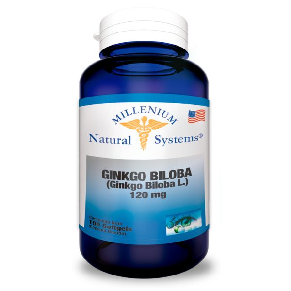 Ginkgo Biloba 120 mg x 100 softgels Millenium Natural Systems