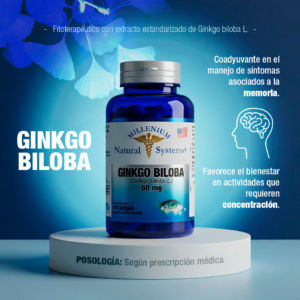 Ginkgo Biloba 60 mg x 100 Softgels - Image 4